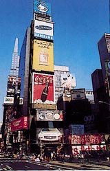 Times Square er det pulserende hjertet i New York City