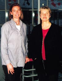 Turnuskandidat Siri Brinchmann-Hansen og Siri Fosse. Foto IS Bie