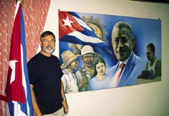 I det kubanske helsearbeiderforbundet er de gamle helter ikke d&oslash;de. Norsk fagutvalgsmedlem til venstre