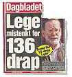 Faksimile fra Dagbladet 1.2. 2000