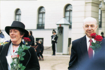 Guri Ingebrigtsen og Tore T&oslash;nne skal vokte sosial- og helsepolitikken i den nye regjeringen. Foto N. Husom