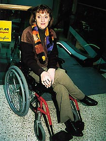 Sigurbj&ouml;rg &Aacute;rmannsdottir tror at hun er den eneste islending med multippel sklerose som er motstander av databasen. Foto P&hellip;