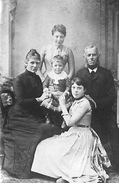  Figur 1    Tryggve som familiens midtpunkt i 1892 (7)