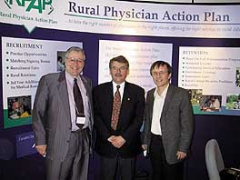 Tre sentrale personer fra ledelsen i Rural Physician Action Plan