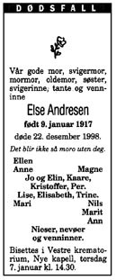  . . og slik kan d&oslash;dsannonser se ut n&aring; (fra Dagsavisen[Tom Selection]) (begge eksempler fra boken)