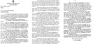 Figur 5  Faksimile av brev av 17. mai 1943 fra Innenriksdepartementet, Helseavdelingen, Tuberkulosekontoret