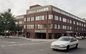 Legekontoret der eg arbeider i Margate. Foto P&aring;l Gulbrandsen