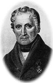 Figur 3   Magnus Andreas Thulstrup (1769 &ndash; 1844). Litografi etter maleri av Johan G&ouml;rbitz