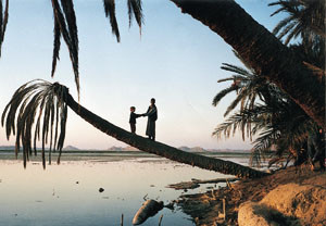 Forbr&oslash;dring &ndash; tysk og egyptisk gutt