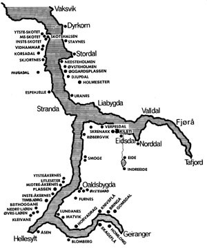 Stranda legedistrikt strekte seg fr&aring; Dyrkorn til Stranda og inn fjorden til Hellesylt og Geiranger &ndash; om lag 3 500 menneske&hellip;