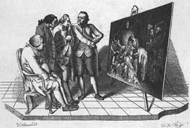 Figur 8   Illustrasjon p&aring; tittelblad hos Lavater (11). Foto Universitetsbiblioteket, Oslo