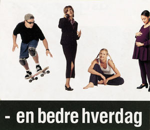 Figur 2   Bildebruken i markedsf&oslash;ringen av diabeteshjelpemidler understreker betydningen av &aring; kunne leve &rdquo;normalt&rdquo; ved hjelp&hellip;