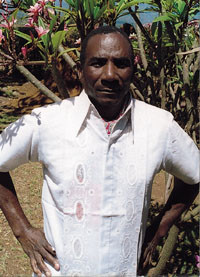 Wilson, en hedersmann. Bildet er tatt f&oslash;r han ble pensjonist