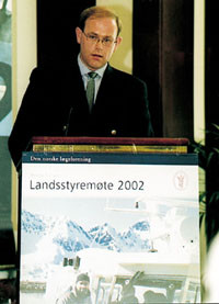 President Hans Kristian Bakke understreker at endringsprosessene m&aring; forankres p&aring; alle niv&aring;er i Legeforeningen. Foto T. Sundar
