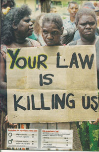 Aboriginerkvinner i protest mot uakseptable helseforskjeller (3)