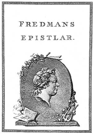 Tittelbladet til 1790-utgaven av &laquo;Fredmans Epistlar&raquo; (15)