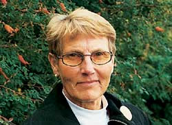 Psykomotoriker Gudrun &Oslash;vreberg. Foto N. Husom