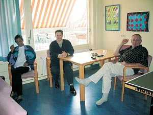 Pasienter i r&oslash;ykekroken p&aring; Beatrixoord