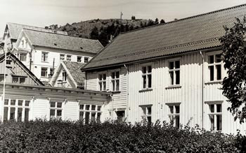 Figur 3  Radesykehuset fotografert i 1975. Foto Avisen Agder