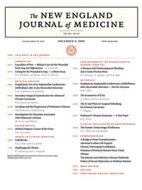 Artikkelen ble 19.12. 2004 publisert i The New England Journal of Medicine, som er det h&oslash;yest rangerte medisinske tidsskrift&hellip;