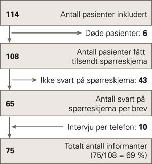 Flytskjema for oppf&oslash;lgingsunders&oslash;kelse blant personer i selvhjelpsgrupper