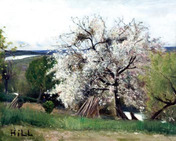 Figur 3  Carl Fredrik Hill, Blommande frukttr&auml;d, Bois-le-Roi, 1877. G&ouml;teborgs konstmuseum, G&ouml;teborg. Foto Ebbe Carlsson