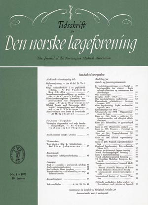 Figur 3  Forside nr. 1/1973