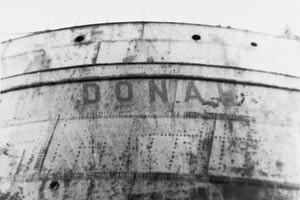 De norske studentene ble fraktet til Tyskland med fangetransportskipet Donau. Foto Ukjent