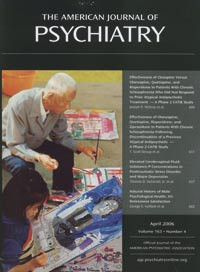 Artikkelen er publisert i maiutgaven av American Journal of Psychiatry (http://ajp.psychiatryonline.org), som er et av&hellip;
