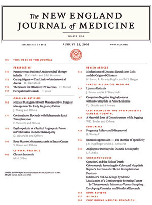 Artikkelen ble publisert 8.6. 2006 i New England Journal of Medicine (www.nejm.org), som er verdens h&oslash;yest rangerte&hellip;