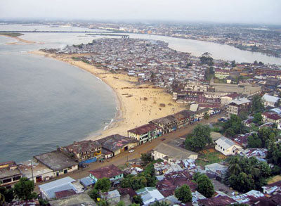 Fra Monrovia, hovedstaden i Liberia