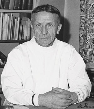 Figur 2  Leif Efskind (1904&thinsp;&ndash;&thinsp;87). Foto Rikshospitalets fototekniske avdeling