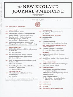 Artikkelen blir publisert 18.1. 2007 i New England Journal of Medicine (www.nejm.org), som er verdens h&oslash;yest rangerte&hellip;