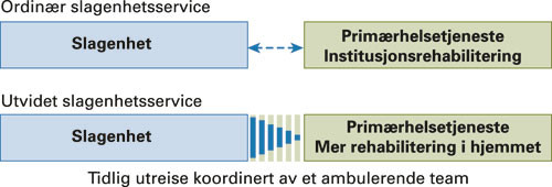 Modell for ordin&aelig;r slagenhetsbehandling og utvidet slagenhetsbehandling