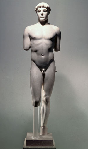Figur 4  Kritios Yngling, ca. 480 f.Kr. Akropolismuseet i Athen. Foto SuperStock/GV-Press