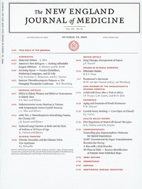 Artikkelen ble publisert p&aring; nett 5.11. 2007 og i papirform 29.11. 2007 i New England Journal of Medicine (www.nejm.org), som&hellip;