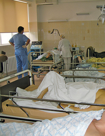 Fra traumeavdelingen p&aring; sykehuset i Chisnau