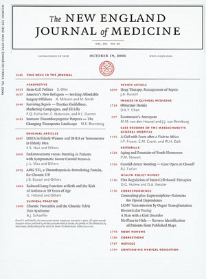Artikkelen ble publisert 19.6. 2008 i New England Journal of Medicine (www.nejm.org), som er verdens h&oslash;yest rangerte&hellip;