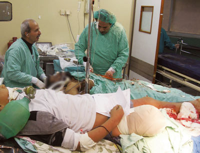 To operasjoner p&aring; ett operasjonsrom