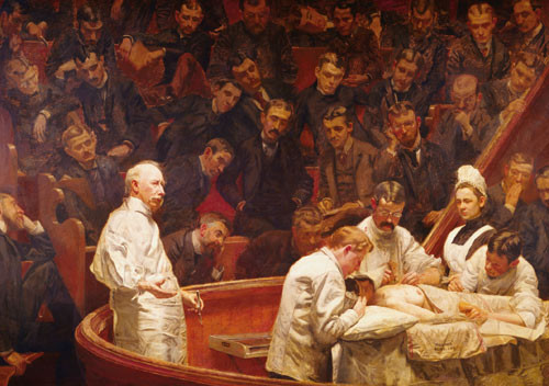 Figur 3  Thomas Eakins, The Agnew Clinic, 1889. Olje p&aring; lerret, 214 x 300 cm. University of Pennsylvania, Philadelphia. Foto&hellip;