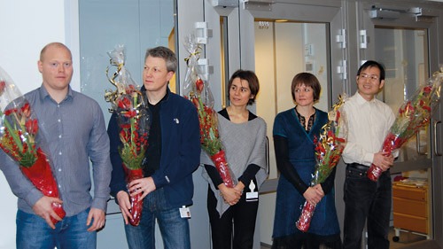 Fra venstre &Oslash;yvind Halskau, Tomas Eagen, Daniela Elena Costea, Lise Gundersen og Xisong Ke. Hrovje Miletic var ikke til&hellip;