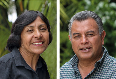 Skolegrunnleggerne Ester Ramirez de Battz og Emilio Battz