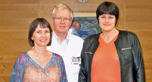 Anne Hansen Ree, Svein Dueland og Kjersti Flatmark. Foto Marianne Johansen