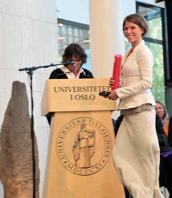 Maria Rom&oslash;ren. Foto Francesco Saggio, Universitetet i Oslo