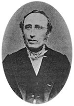 Figur 1  Peter Anton Schleisner (1818&thinsp;&ndash;&thinsp;1900). Gjengitt fra L&aelig;knabla&eth;i&eth;, Reykjavik (5)