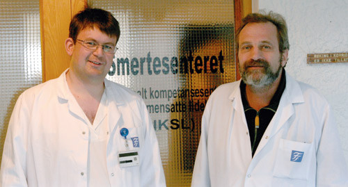 Olav Magnus S. Fredheim (til venstre) og Petter C. Borchgrevink. Foto Kristian Svendsen