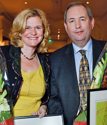 Helga Salvesen og Lars A. Akslen. Foto Silje Katrine Robinson