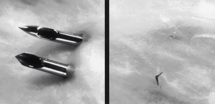 Figur 1  Hull i durasekken for&aring;rsaket av &laquo;pencil point&raquo;-n&aring;l (konisk, atraumatisk n&aring;l) og quinckeslipt n&aring;l (skj&aelig;rende)&hellip;