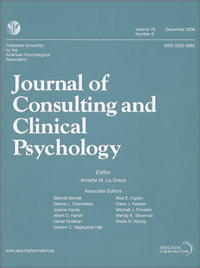 Artikkelen ble publisert i oktobernummeret 2011 av Journal of Consulting and Clinical Psychology (www.apa.org/pubs/journals&hellip;