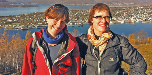 F&oslash;rsteforfatter Ellen Nordal (til venstre) og sisteforfatter Marite Rygg. Foto Rasmus Fossen Nordal